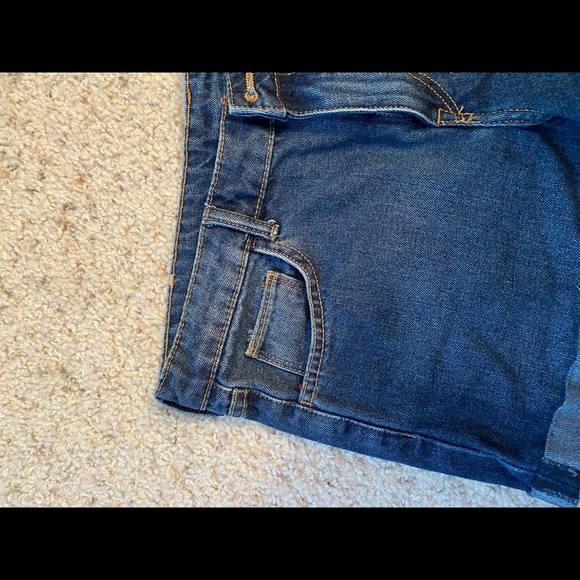 H&M Dark Wash Denim Shorts - Picture 2 of 6